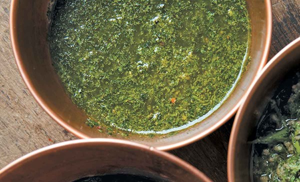 Traditional Uruguayan chimichurri