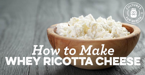 Traditional whey ricotta
