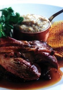 Traditionally garnished North Yorkshire Moors grouse