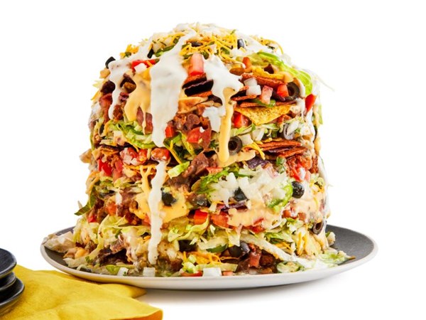Trash can nachos with chorizo