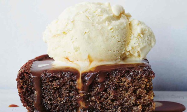 Travis Lett’s warm date cake with ginger gelato