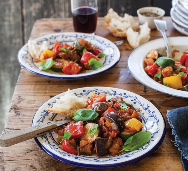 Tray-roasted ratatouille