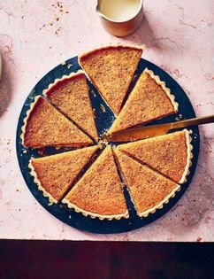 Treacle and fennel tart