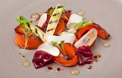 Treacle-cured salmon