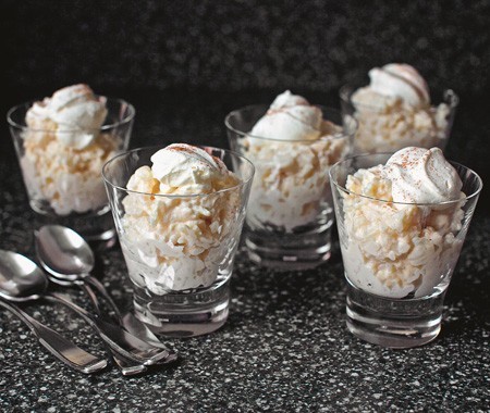 Tres leches rice pudding
