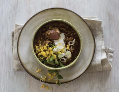 Tri-tip steak chili