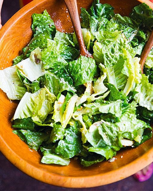 Trina's Caesar salad