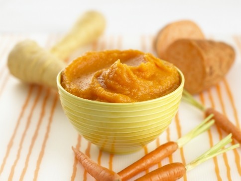 Trio of root vegetables