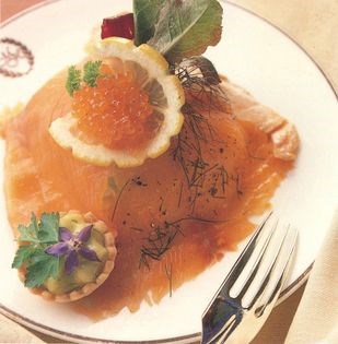 Trio of salmon [John Tovey]