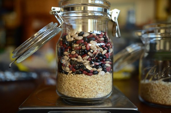Triple bean and rice soup mix