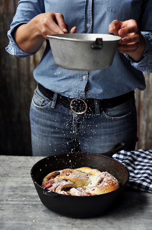 Triple berry cinnamon swirl bread