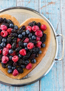 Triple berry Japanese cotton soft cheesecake