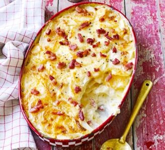 Triple cheese & bacon Dauphinoise 