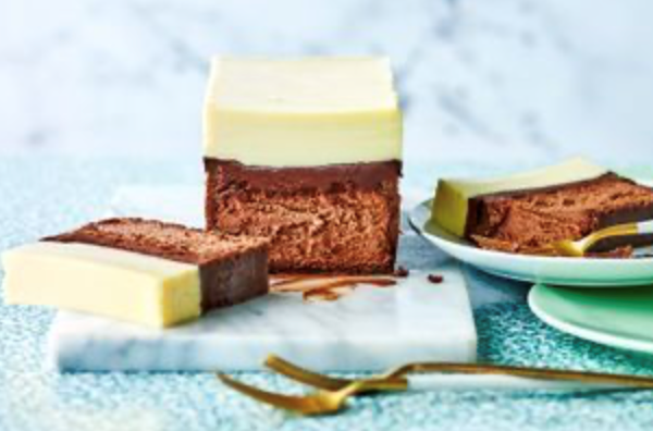 Triple-choc cheesecake