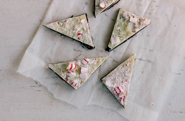 Triple chocolate bark