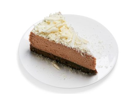 Triple chocolate cheesecake