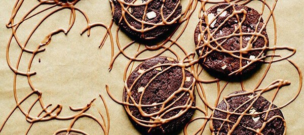 Triple chocolate cookies