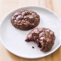 Triple-chocolate cookies