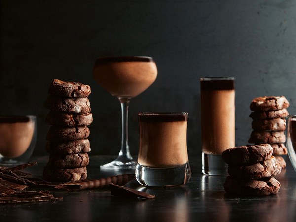 Triple chocolate cookies
