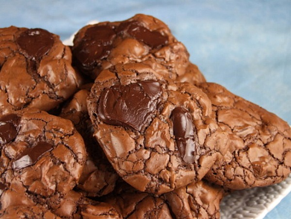 Triple chocolate cookies