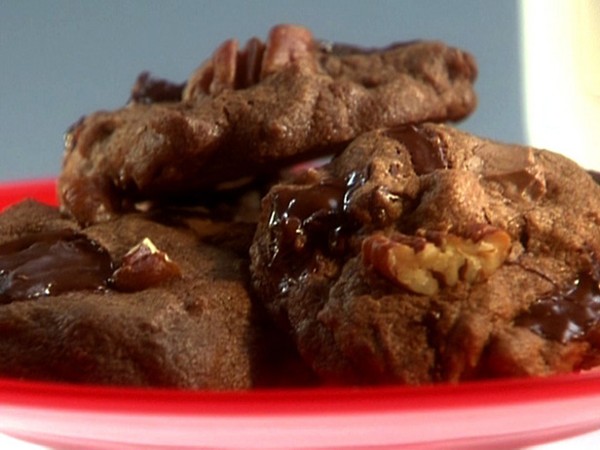 Triple chocolate cookies