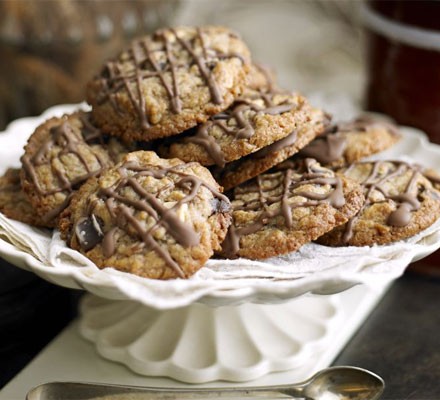 Triple chocolate cookies