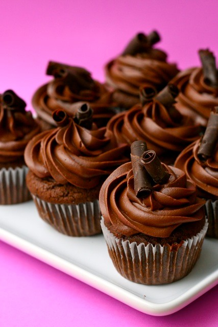 Triple chocolate cupcakes
