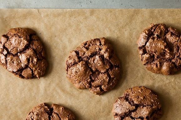Triple chocolate espresso cookies