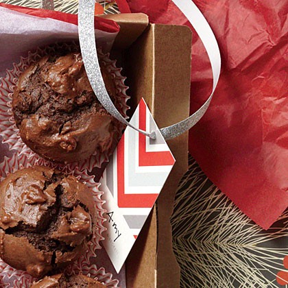 Triple chocolate muffins