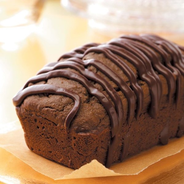 Triple-chocolate quick bread