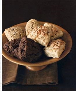 Triple chocolate scones