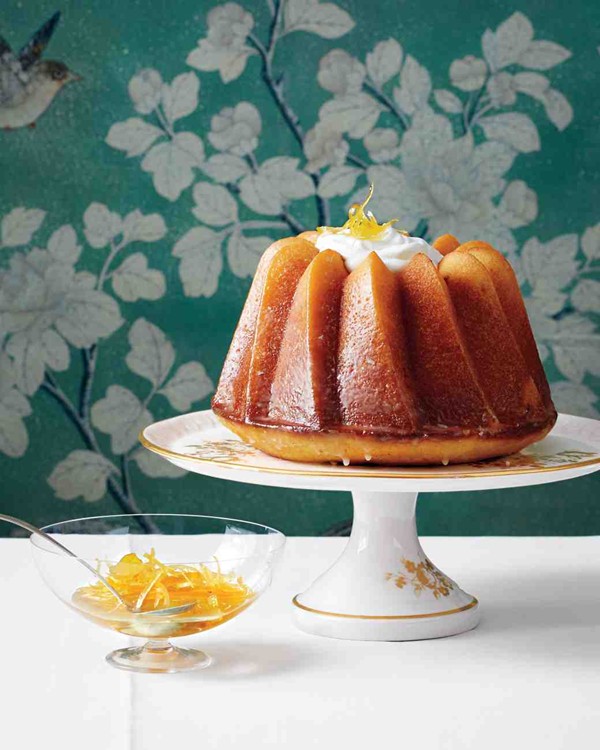 Triple-citrus bundt cake