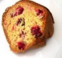 Triple citrus cranberry cake