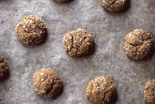 Triple ginger cookies