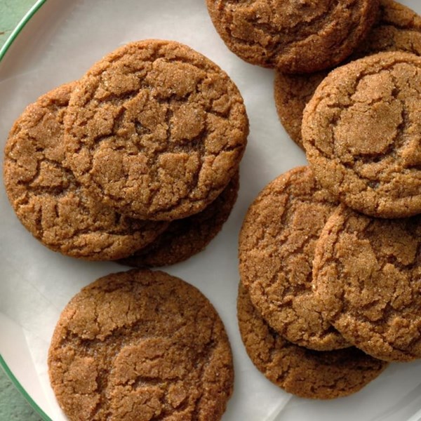 Triple-ginger gingersnaps 