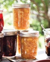Triple-ginger nectarine jam