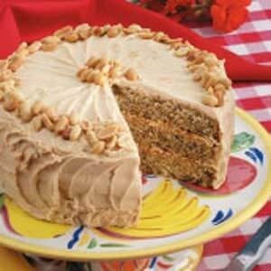 Triple-layer banana cake