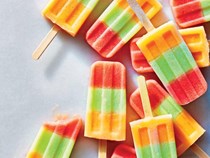 Triple melon cream pops