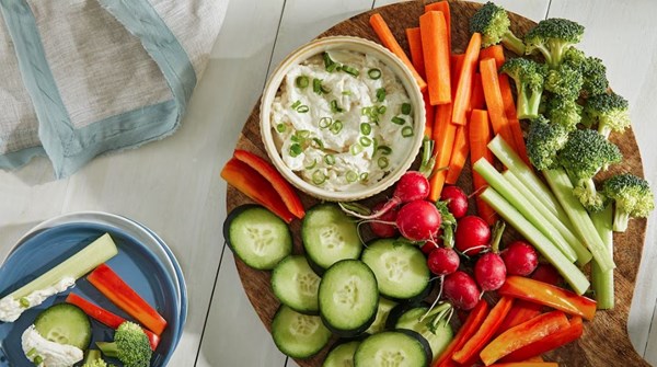 Triple onion dip
