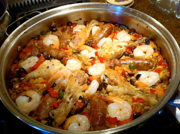 Triple surprise paella