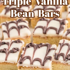 Triple vanilla-bean bars