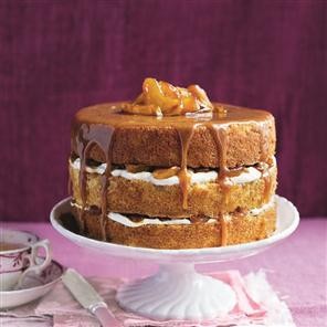 Trisha's apple caramel layer cake