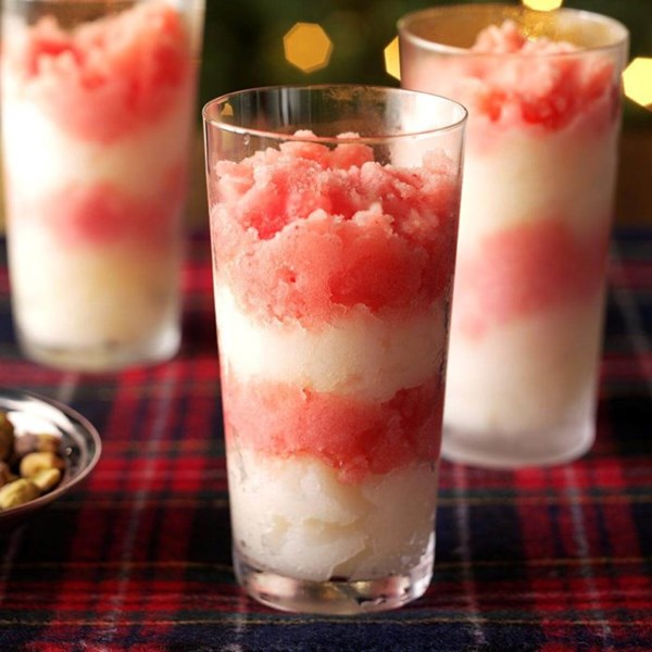 Tropical candy cane freeze