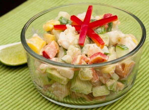 Tropical chopped salad