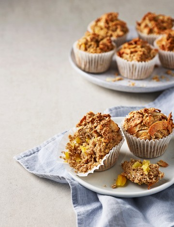 Tropical crumble muffins
