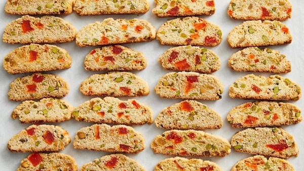 Tropical-fruit biscotti
