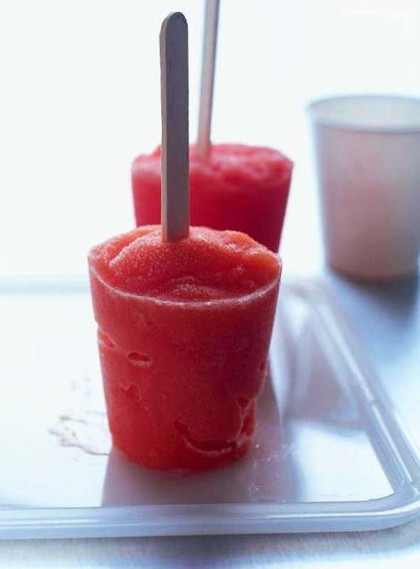 Tropical fruit popsicles
