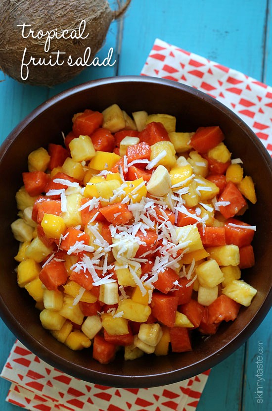 Tropical fruit salad