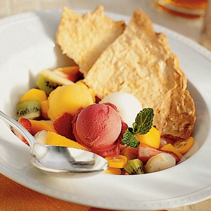 Tropical fruit soup