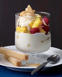 Tropical fruit sundaes